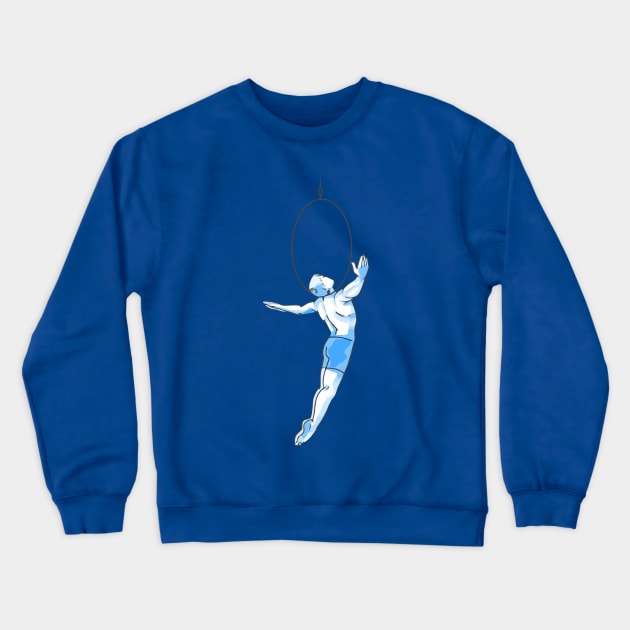 Aerial Hoop Crewneck Sweatshirt by RedLineStore